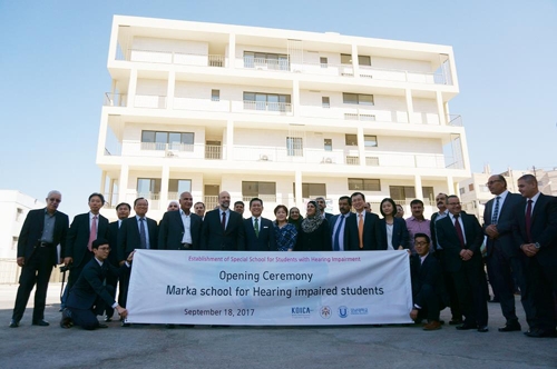 KOICA builds school for those with hearing problems in Jordan