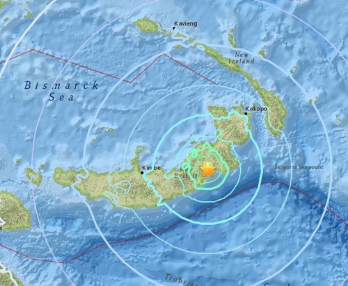파푸아뉴기니 규모 6.3 지진…"쓰나미 위험 없어"