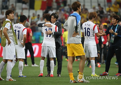 详讯:韩国0-1负比利时 遗憾告别巴西世界杯