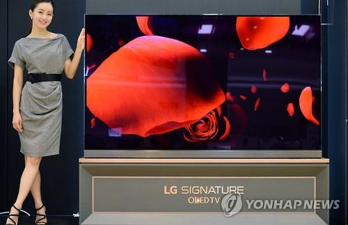 德国IFA电子展上LG推OLED电视新产品。 --- 中韩人力网