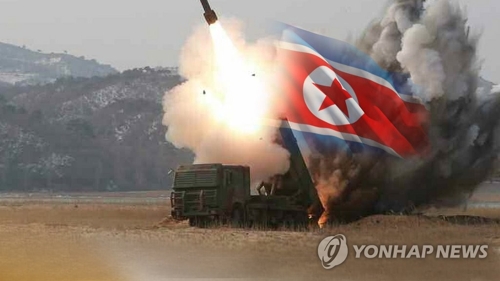 North Korea uses multiple-rocket launcher to test missiles