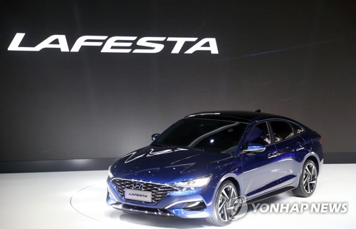 Hyundai Motor's Lafesta sporty sedan (Yonhap)