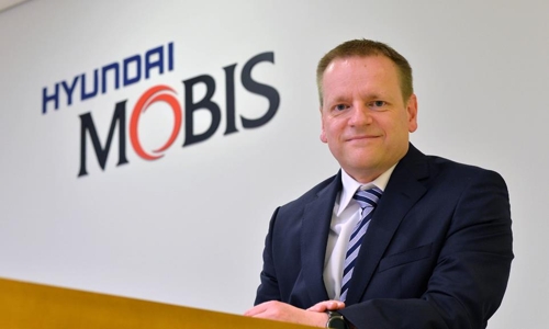 Carsten Weiss, vice president in charge of developing in-vehicle infotainment software at Hyundai Mobis, is pictured in this photo provided by the company on May 10, 2018. (Yonhap)