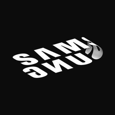 This photo uploaded by Samsung Electronics Co. on its social media on Nov. 5, 2018, shows its folded corporate logo, which apparently implies a foldable smartphone. (Yonhap)