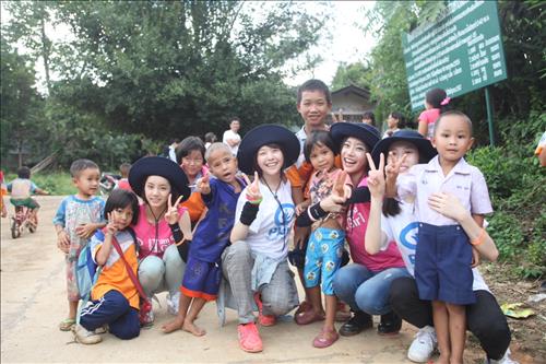 걸스데이 태국 봉사활동…아동인권신장 활동 나서