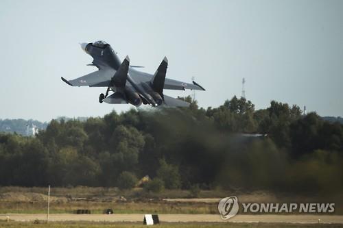 러시아의 최신예 요격기 Su-30(AP=연합뉴스 DB)