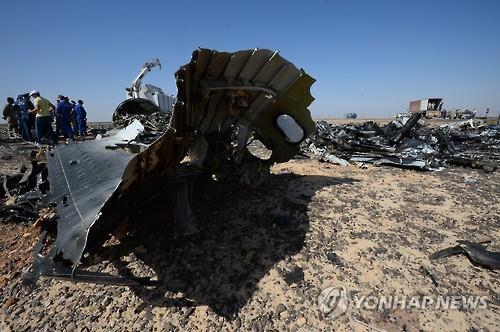 사고 여객기 잔해(AP=연합뉴스)