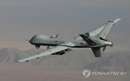 미국 드론 MQ-9 리퍼(AP=연합뉴스 자료사진)