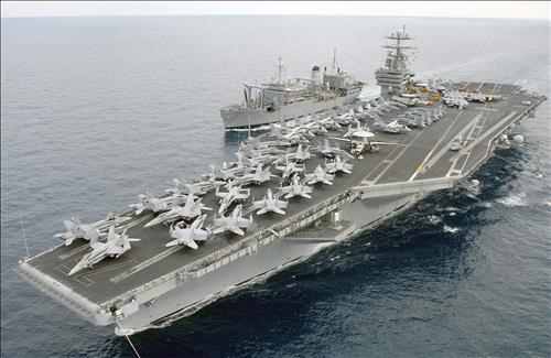 미 해군 핵항모 해리 트루먼 함<<위키피디아 제공>>