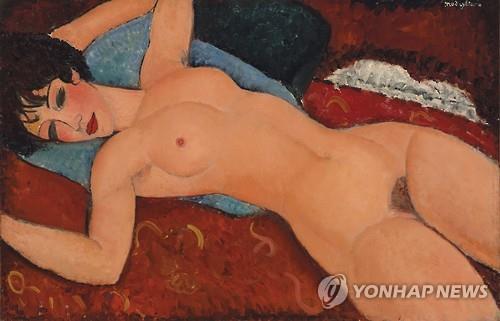 모딜리아니 '누워있는 나부'