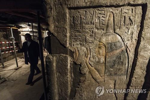 투탕카멘 '유모' 무덤 발견 20년만에 첫 공개 (AFP=연합뉴스)