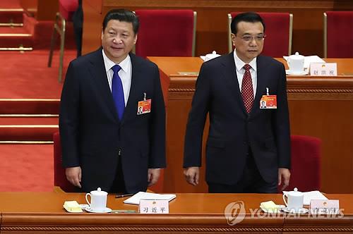 시진핑 주석(왼쪽)과 리커창 총리(EPA=연합뉴스.자료사진)