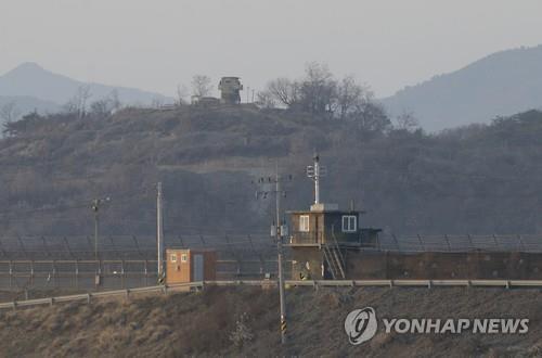 파주 인근 휴전선(AP=연합뉴스)