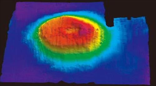 태평양 해저의 보름달평정해산