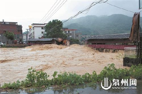 취안저우의 홍수로 유실된 동관교［취안저우망 웹사이트 캡처］