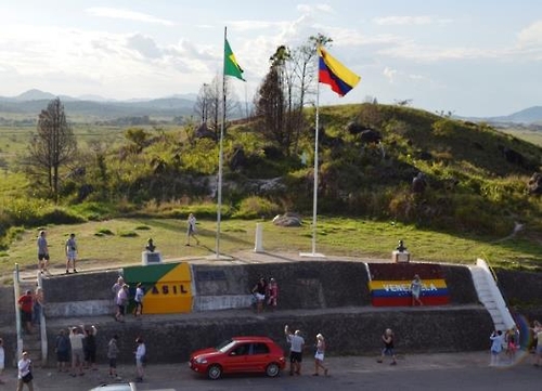브라질-베네수엘라 국경지역[출처:브라질 일간지 글로보]