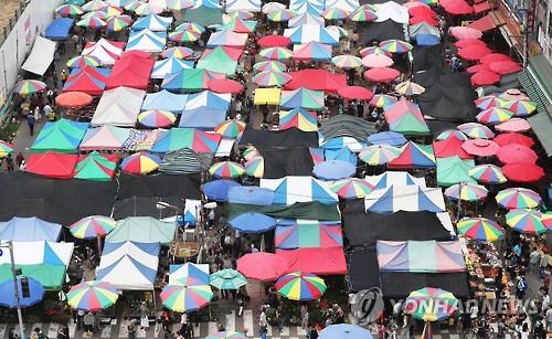 성남 모란시장 모습[연합뉴스 자료사진]