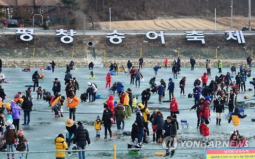 대한민국 진짜 겨울…평창송어축제 23일 개막