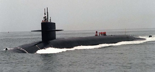 미국의 오하이오급 전략핵잠수함[위키미디어 커먼스 제공]