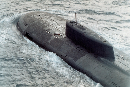 러시아의 오스카급 핵 추진 잠수함[위키미디어 커먼스 제공]