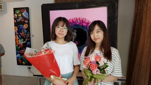 한태 청소년 아트페어에 참가한 한국과 태국 학생