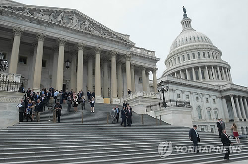 지난달 초강력 새 대북제재법을 처리한 미 하원