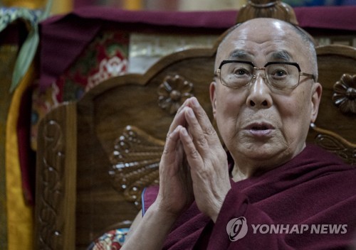 티베트의 정신적 지도자 달라이 라마 [AP=연합뉴스 자료사진]