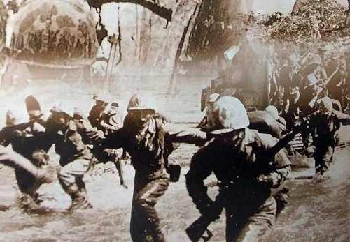 한국전쟁 참전한 해병대