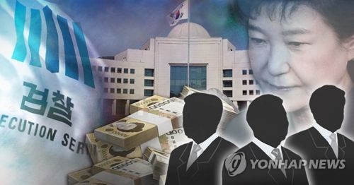 박 전 대통령 국정원 특활비 상납 조사 (PG)