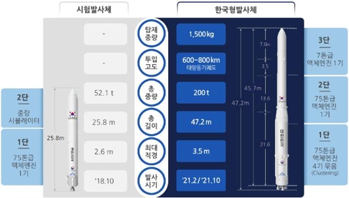 試験発死体と韓国型発死体本発死体の比較