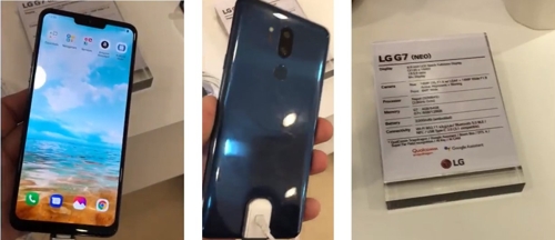 이스라엘 매체 와이넷이 공개한 LG G7 네오, 에반 블래스 트위터 캡처