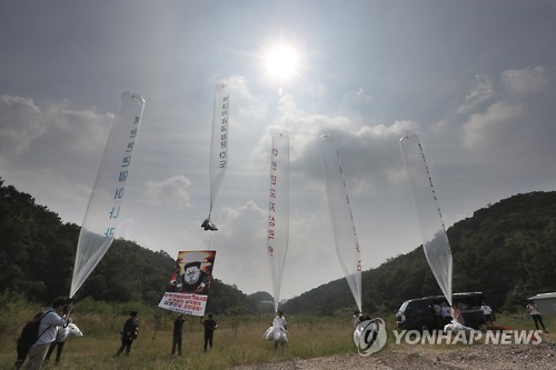 자유북한운동연합 '추석 대북전단'