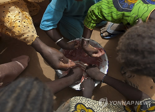 기아 허덕이는 아프리카 (AP=연합뉴스 자료사진)
