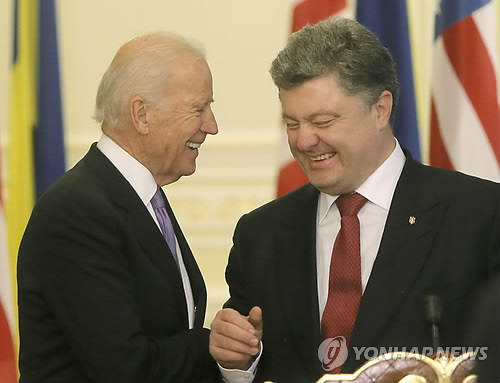 바이든 미 부통령 우크라이나 방문