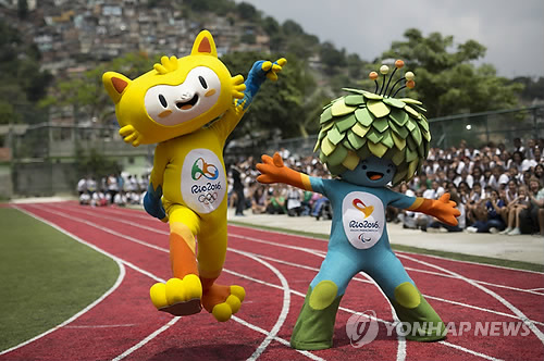 2016년 리우 올림픽-패럴림픽 마스코트(AP=연합뉴스DB)