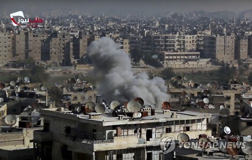 시리아군, 하루만에 알레포 공습 재개