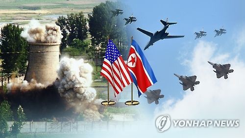 미국과 북한[연합뉴스TV 제공 CG]
