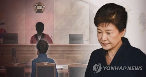 박근혜 전 대통령 법원 피의자 심문 출석(PG)