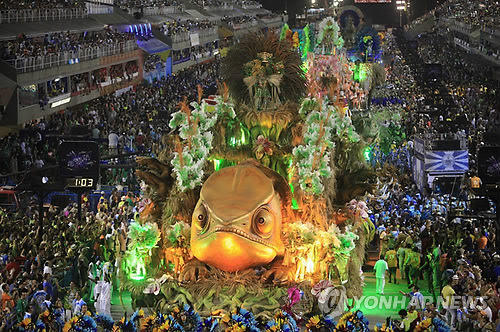2014년 브라질 카니발 축제(EPA=연합뉴스DB)