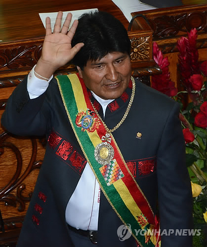 모랄레스 볼리비아 대통령(EPA=연합뉴스DB)