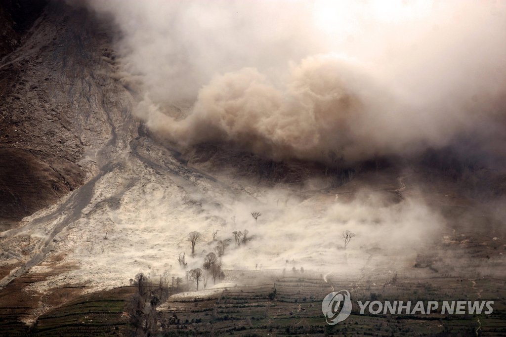 INDONESIA SINABUNG VOLCANO