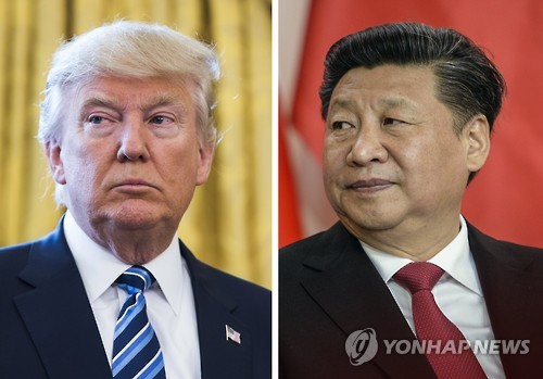 도널드 트럼프 미국 대통령(왼쪽)과 시진핑 중국 국가주석(오른쪽)