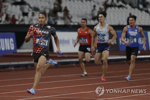 아시안게임 남자 400ｍ 계주 결선