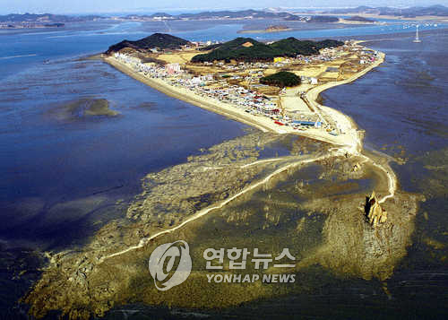 한국판 모세의 기적, 제부도