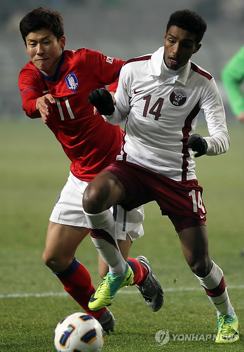 전훈 떠나는 축구대표팀 김태환