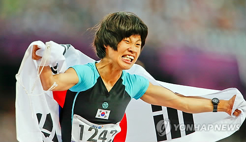 <패럴림픽> 전민재 女육상 100ｍ 은메달