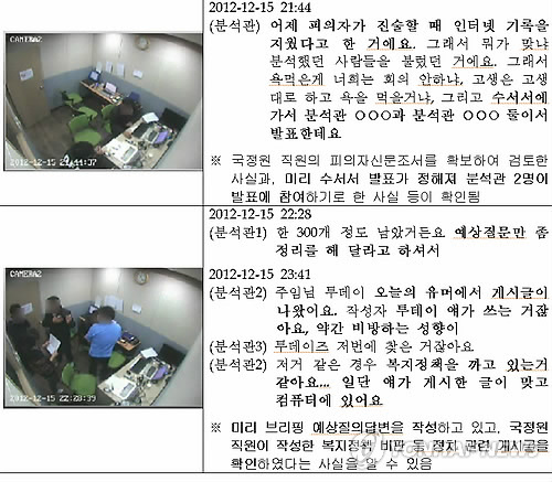 검찰, 국정원 댓글 경찰 수사과정 공개