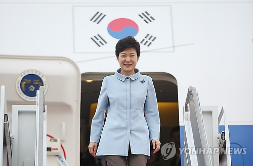 중국 방문 마친 박근혜 대통령