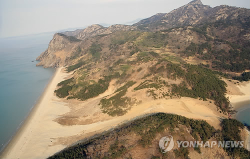 신안 우이도 모래언덕