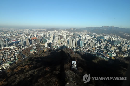 북풍 불어 걷힌 미세먼지